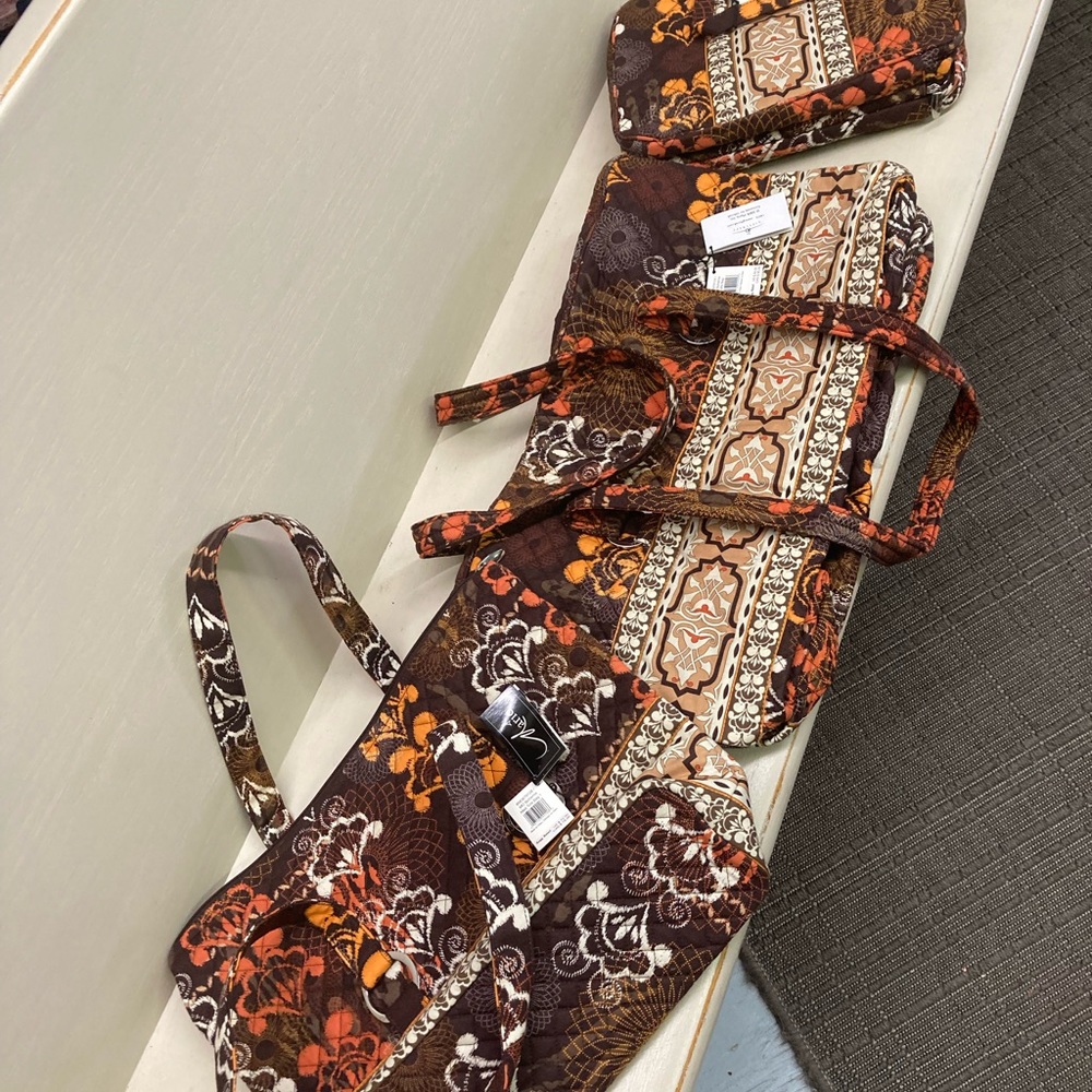 NWT~Marie Osmond Bohemia Travel Set Includes Lg Tote, Duffel, and Lg Makeup Bag